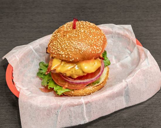 Mini Deluxe 1/4 Lb (With Cheese & Bacon)