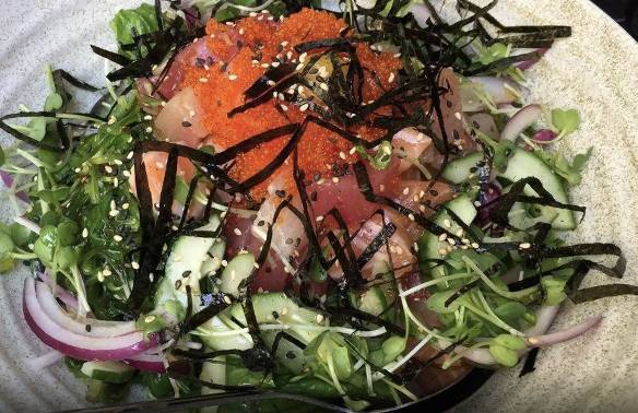 Momo Salad (Spicy Poke Salad)