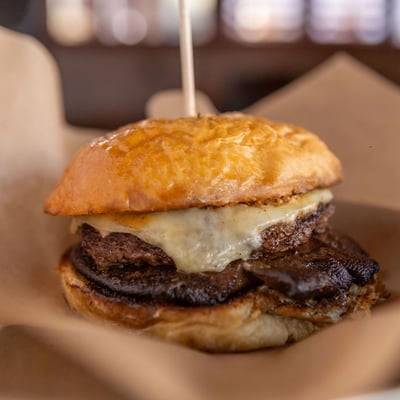 MUSHROOM BURGER*