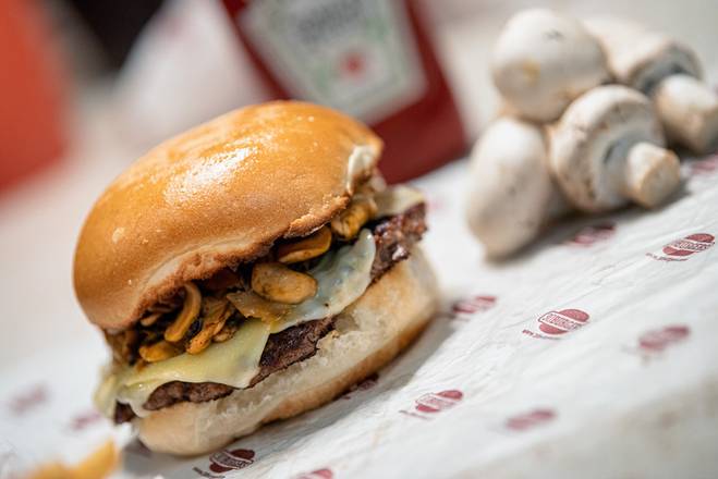 Mushroom Swiss Burger