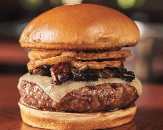 Mushroom Swiss Burger