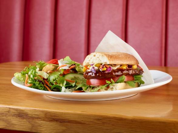 New! Beyond Meat Ciabatta Smash Burger