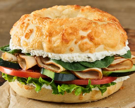 NEW! Country Bagels & Gravy Egg Sandwich
