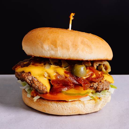 Olive Cheeseburger
