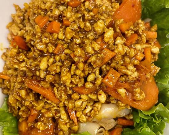 Pan Fried Rice Noodles with Yellow Curry