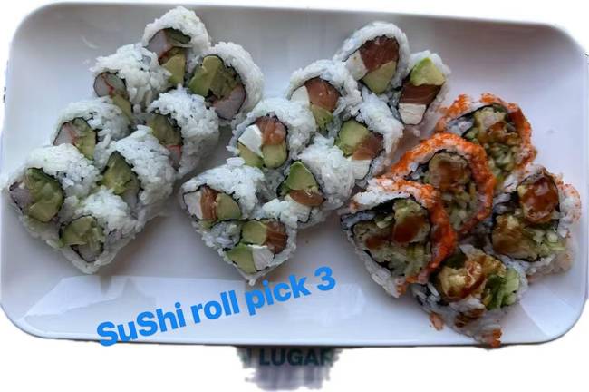 Pick 3 Sushi Roll