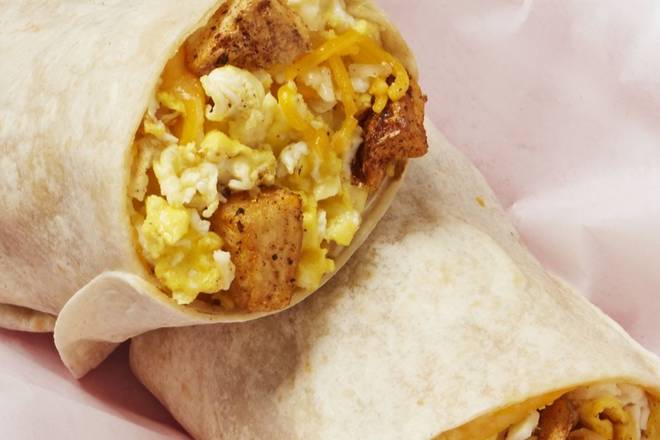 Potatoes, Egg, & Cheese Burrito