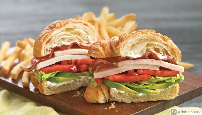 Roasted Turkey Croissant Club