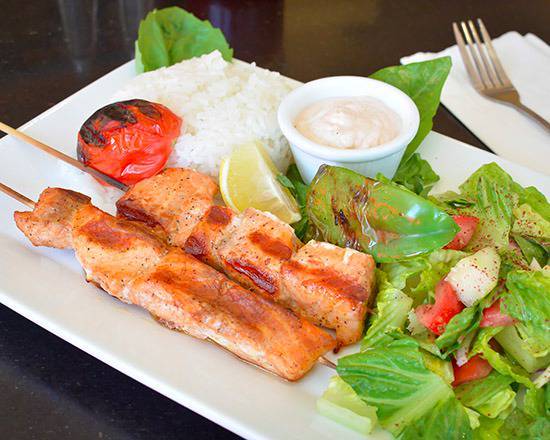 Salmon Shish Kabab