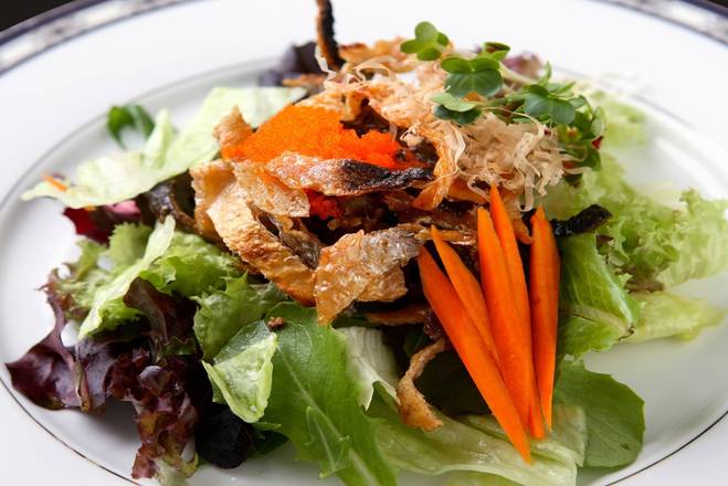 Salmon Skin Salad