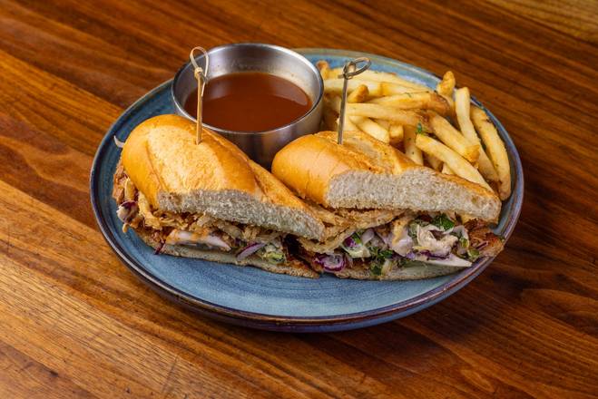 Slow-Roasted Pulled Pork Sandwich