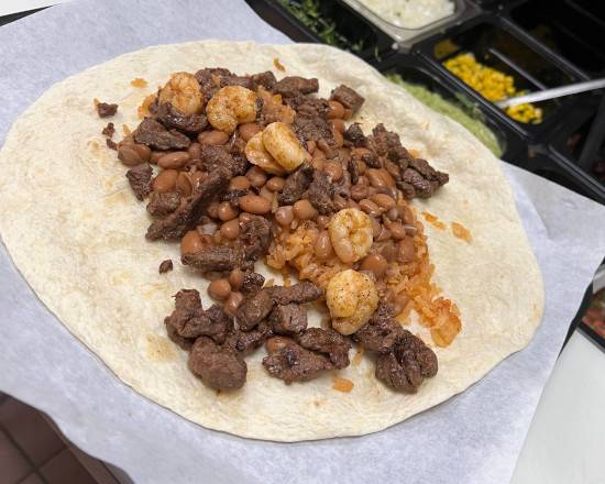 Small Surf & Turf Burrito