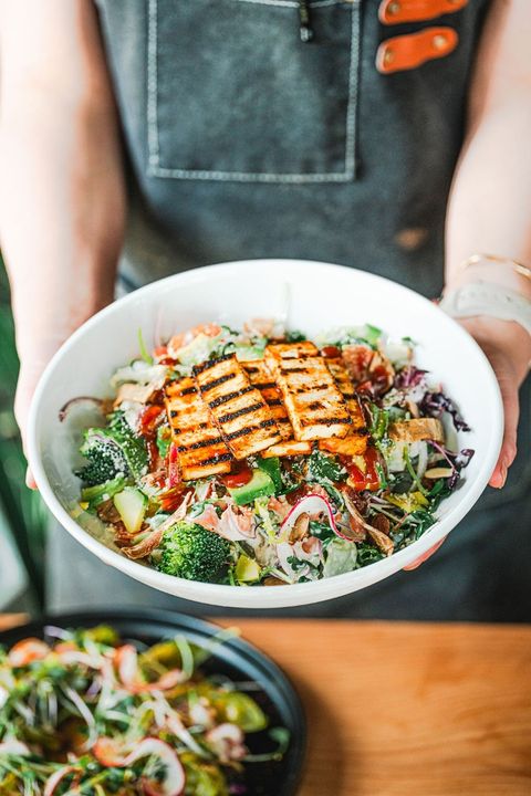 Smoked BBQ Tofu Salad
