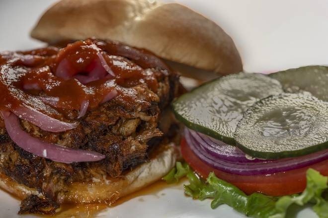 Smoky Pulled Pork Sandwich