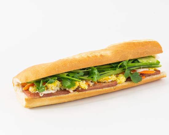 Spam and Eggs Sandwich (Banh Mi Spam + Trung)