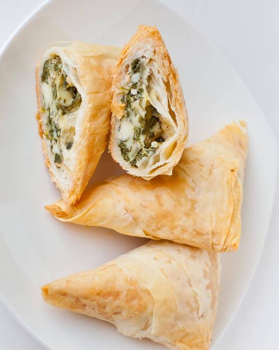 Spanakopita Rice Plate