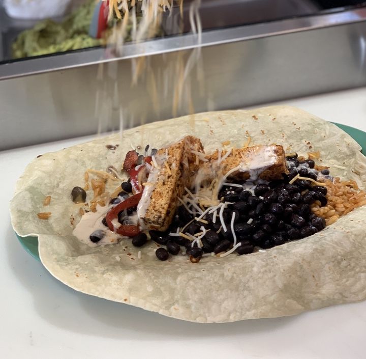 Spice-rubbed Tofu Burrito