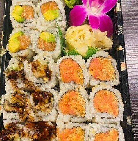 Sushi Bay Roll Combo Dinner