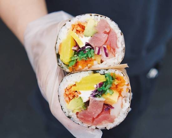 Sushi Burrito 2 Protein (Pay extra dollar get a small drink)