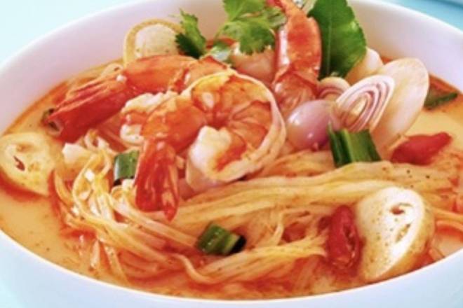 Tom Yum Shrimp Noodle Soup