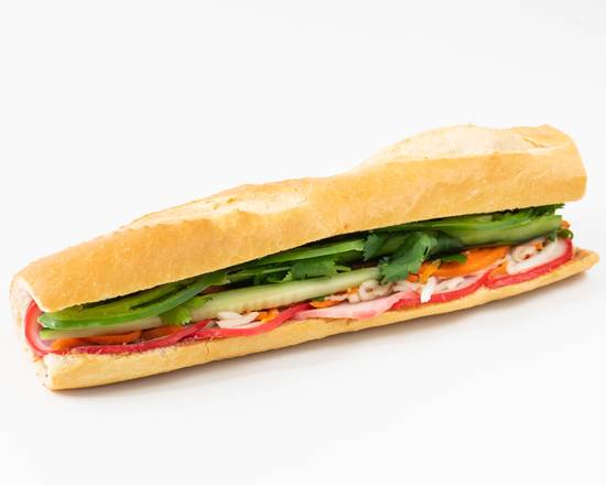 Vietnamese Ham and Pate Sandwich (Banh Mi Thit Nguoi)