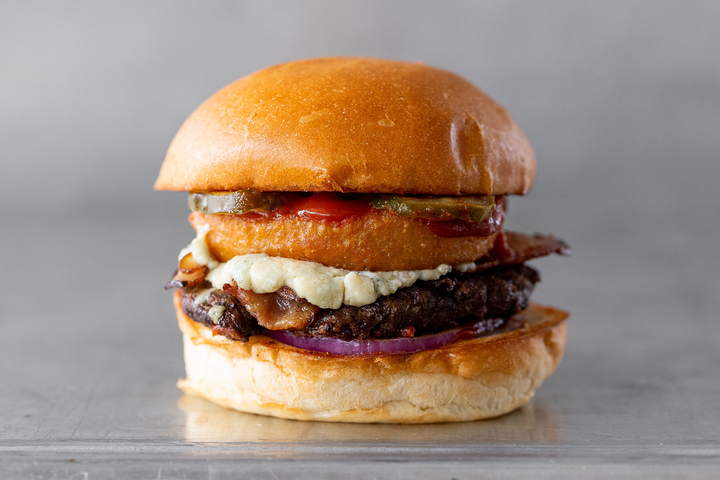 Western Bacon Blue Ring