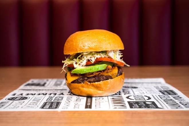 Wrangler Bison Burger.